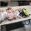 Image 1 : ASSORTED COLLECTION OF VINTAGE AND ANTIQUE DOLLS, SOME PORCELAIN AND WITH ACCESSORIES