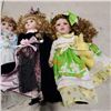 Image 2 : ASSORTED COLLECTION OF VINTAGE AND ANTIQUE DOLLS, SOME PORCELAIN AND WITH ACCESSORIES
