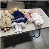 Image 1 : ASSORTED COLLECTION OF VINTAGE AND ANTIQUE DOLLS, SOME PORCELAIN AND WITH ACCESSORIES