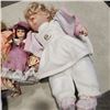 Image 2 : ASSORTED COLLECTION OF VINTAGE AND ANTIQUE DOLLS, SOME PORCELAIN AND WITH ACCESSORIES