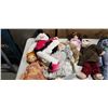 Image 2 : ASSORTED COLLECTION OF VINTAGE AND ANTIQUE DOLLS, SOME PORCELAIN AND WITH ACCESSORIES