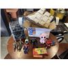 Image 1 : BOX OF COLLECTIBLE TOYS, SKYROCKETS AND ACTION FIGURES
