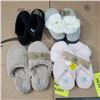 Image 1 : 4 PAIRS OF SLIPPERS SIZE 7-10