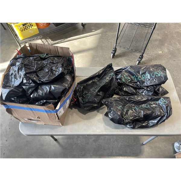 LARGE LOT OF USB CABLES