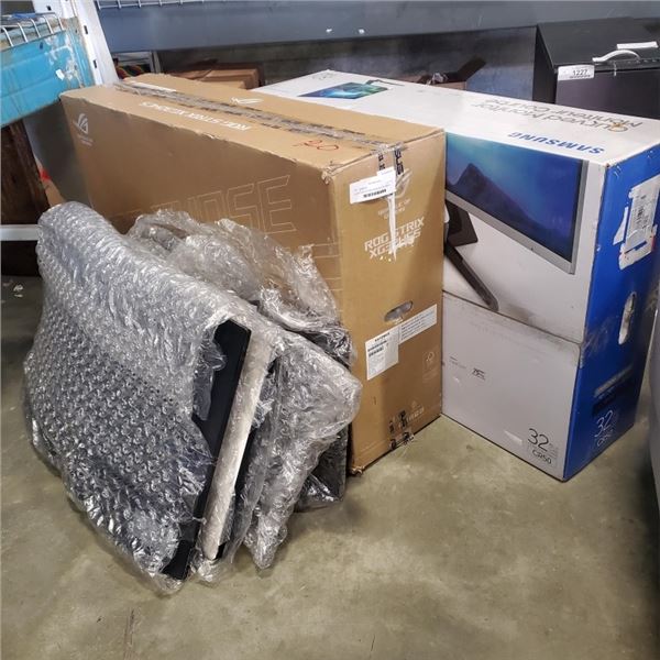 LOT OF 6 DEFECTIVE STORE RETURN GAMING MONITORS