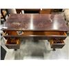 Image 2 : VINTAGE QUEEN ANNE VANITY DESK, MALCOLM FURNITURE