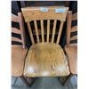 Image 3 : ANTIQUE OAK CHAIR AND 2 VILAS MAPLE CHAIRS