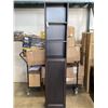 Image 1 : 6FT BLACK STORAGE CABINET WITH BOTTOM DOOR