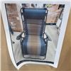 Image 1 : NEW BLUE ZERO GRAVITY PATIO LOUNGER