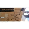 Image 2 : BRAND NEW ECCONITURE MODERN GRAY LEATHER PADDED OFFICE CHAIR, RETAIL $299