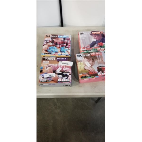 ANIBLOCK CHALLENGER PUZZLE SET WITH PART 1-4