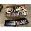 Image 1 : BOX OF 200+ CASSTTE AND ORGANIZERS COUNTRY AND ROCK AND ROLL
