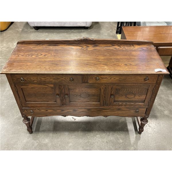 ANTIQUE OAK SIDEBOARD
