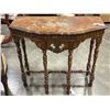 Image 2 : ANTIQUE PARLOUR CHAIR AND HALL TABLE