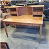 Image 1 : WOOD DESK WITH CREDENZA