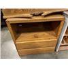 Image 2 : 2 DRAWER SHELF AND MIRROR WITH COAT HOOKS