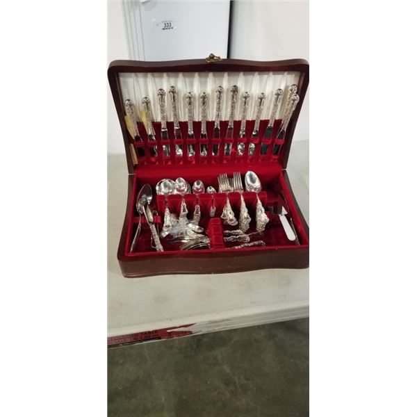 HADDON PLATE LOUIS AND WALLACE CUTLERY IN CANTEEN