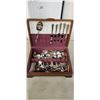 Image 1 : ASSORTED CUTLERY IN CANTEEN INCLUDING BIRKS STERLING KNIVES AND ROGERS TRIVET