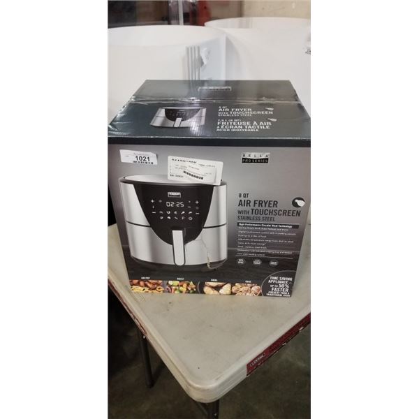 BELLAPRO 8QT TOUCHSCREEN AIR FRYER - TESTED WORKING, RETAIL $249