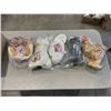 Image 1 : 5 ASSORTED PLUSH ANIMALS,POODLE, CHICKEN, BELUGA AND MORE