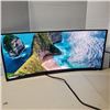 Image 1 : DELL ALIENWARE 34 CVD QHD 165H 0.1M OLED CURVED GAMING MONITOR TESTED WORKING WITH POWER CORD NO STA