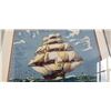 Image 2 : FRAMED PETIT POINT SHIP