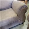 Image 2 : PILLOW BACK ROLLED ARM STUDDED LOVESEAT