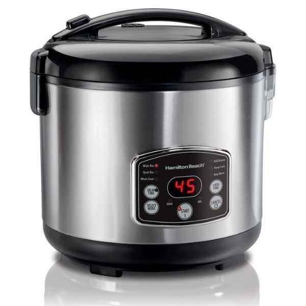 HAMILTON BEACH RICE COOKER - TESTED WORKING, RETAIL $89