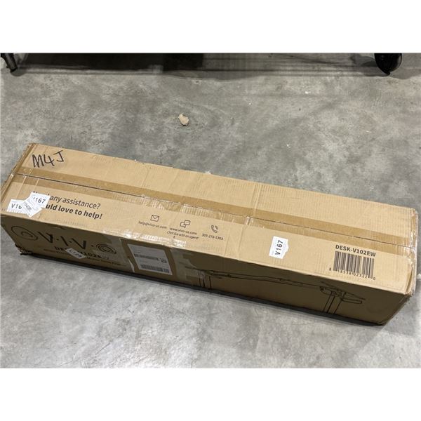 WHITE ELECTRIC SINGLE MOTOR DESK FRAME