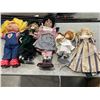 Image 1 : ASSORTED COLLECTION OF VINTAGE AND ANTIQUE DOLLS, SOME PORCELAIN AND WITH ACCESSORIES