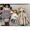 Image 2 : ASSORTED COLLECTION OF VINTAGE AND ANTIQUE DOLLS, SOME PORCELAIN AND WITH ACCESSORIES