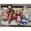Image 1 : ASSORTED COLLECTION OF VINTAGE AND ANTIQUE DOLLS, SOME PORCELAIN AND WITH ACCESSORIES