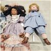 Image 2 : ASSORTED COLLECTION OF VINTAGE AND ANTIQUE DOLLS, SOME PORCELAIN AND WITH ACCESSORIES