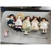 Image 1 : ASSORTED COLLECTION OF VINTAGE AND ANTIQUE DOLLS, SOME PORCELAIN AND WITH ACCESSORIES