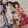 Image 2 : ASSORTED COLLECTION OF VINTAGE AND ANTIQUE DOLLS, SOME PORCELAIN AND WITH ACCESSORIES