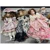 Image 2 : ASSORTED COLLECTION OF VINTAGE AND ANTIQUE DOLLS, SOME PORCELAIN AND WITH ACCESSORIES