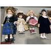 Image 2 : ASSORTED COLLECTION OF VINTAGE AND ANTIQUE DOLLS, SOME PORCELAIN AND WITH ACCESSORIES