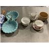Image 2 : ANTIQUE COLLECTIBLE CHINA INCLUDING ROYAL ALBERT, PORCELAIN ROLLING PIN, LIDDED DISH ETC