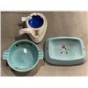 Image 1 : 3 ANTIQUE COLLECTIBLE ASHTRAYS