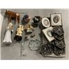 Image 2 : 2 TRAYS OF ANTIQUE COLLECTIBLES AND MINIATURES