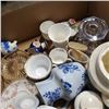 Image 2 : BOX OF ASSORTED ANTIQUE CHINA  AND COLLECTIBLES
