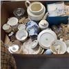 Image 3 : BOX OF ASSORTED ANTIQUE CHINA  AND COLLECTIBLES
