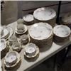 Image 8 : APPROX 80PCS HAVILAND LIMOGE FRANCE CHINA SET, INCLUDES DINNER PLATES, BOIWLS AND TEA CUPS, ETC