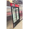 Image 2 : TRUE GDM-41SL DOUBLE SLIDING DOOR COMMERCIAL ELECTRIC GLASS FRONT BEVERAGE COOLER