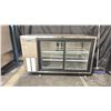 Image 1 : SILVER KING SKDC48PT STAINLESS STEEL DUAL SLIDING DOOR DOUBLE SIDED COMMERCIAL ELECTRIC COOLED