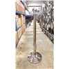 Image 3 : 16 SECTION COMMERCIAL MOBILE CROWD CONTROL STANCHION RACK WITH ASSORTED CHROME DESIGNER CROWD