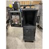 Image 2 : CAMBRO BLACK 2 BAY MOBILE FOOD TRANSPORT CONTAINER - 21"W X 27"D X 54"H