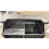 Image 3 : CAMBRO BLACK MOBILE EVENT BAR UNIT WITH SIDE TRAY - 54"W X 22"D X 47"H