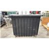 Image 2 : CAMBRO BLACK MOBILE EVENT BAR UNIT WITH SIDE TRAY - 54"W X 22"D X 47"H