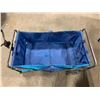 Image 3 : BLUE COLLAPSIBLE WAGON WITH EXTENDABLE HANDLE